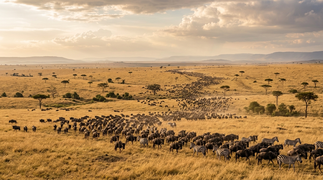 Tanzania Serengeti endless plains wildlife